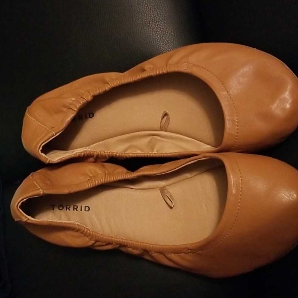Torrid Brown Ballet Flats 9W